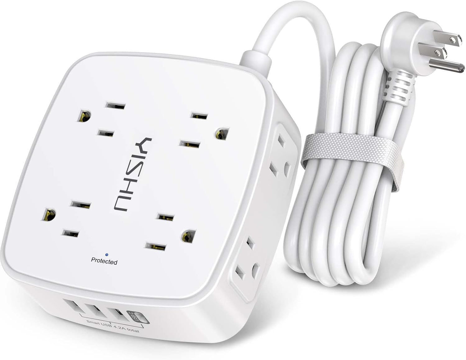 6 英尺(約 10.2 公尺)電湧保護電源條